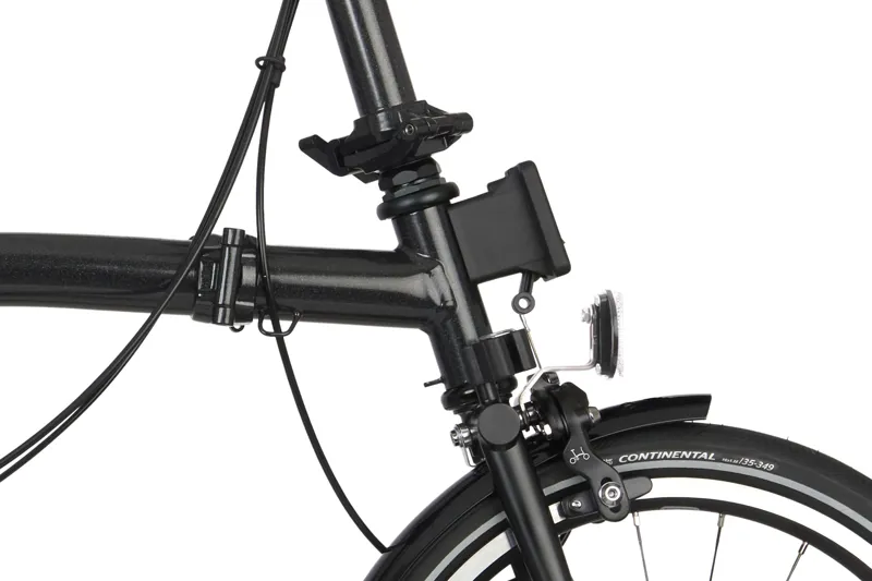 Brompton P Line Urban Folding Bike 2023 in Midnight Black-9
